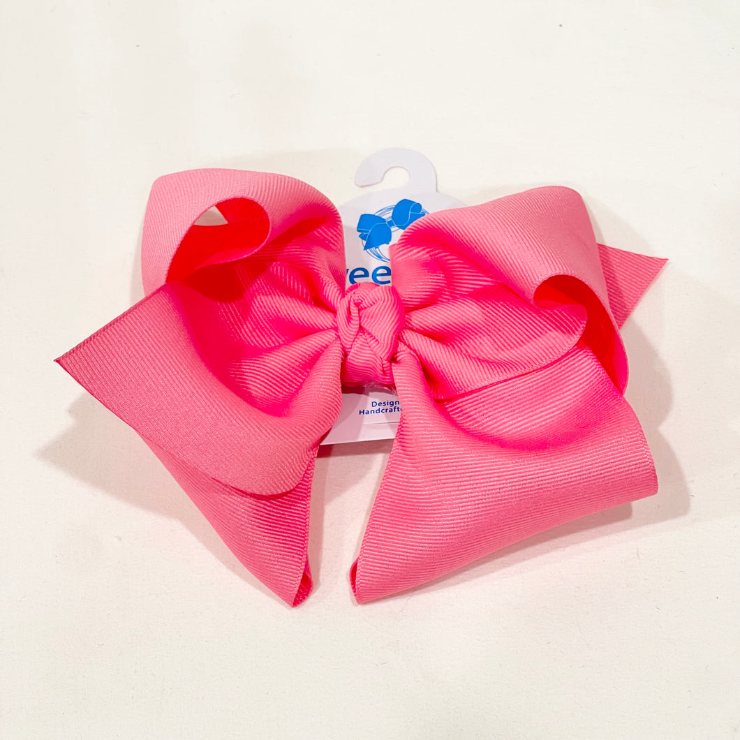 Wide King Grosgrain Basic Bow