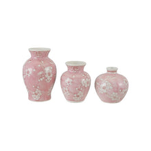 Load image into Gallery viewer, Pink &amp; White Cherry Blossom Vases