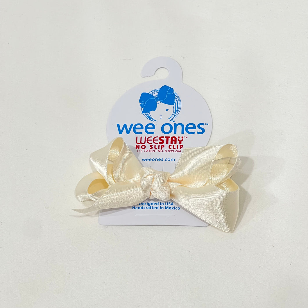 Mini French Satin Basic Bow