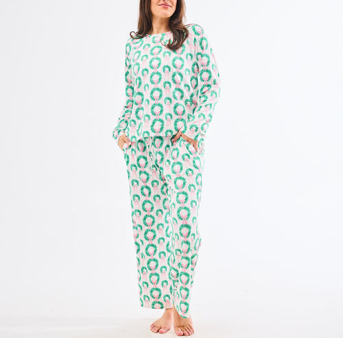 Rosy Wreaths Annie Pant Set