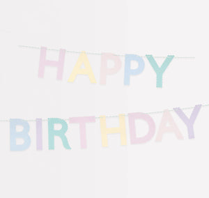 Scallop Birthday Garland