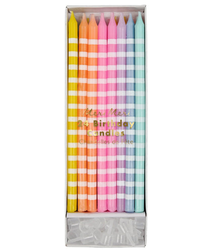 Pastel Party Candles