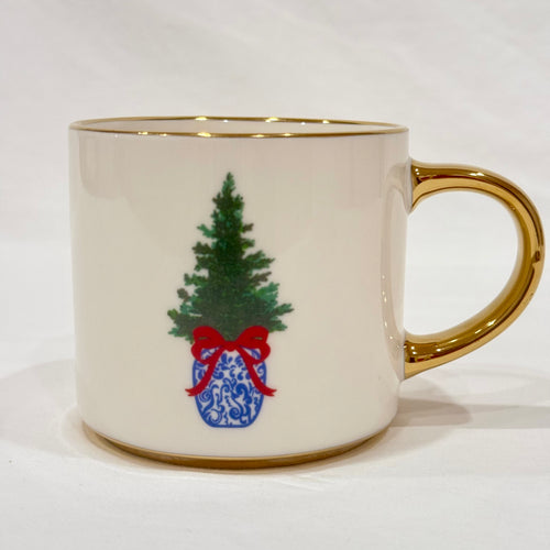 Cafe Mug Chinoiserie Tree