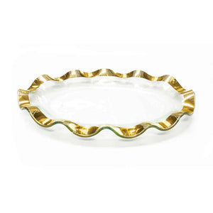 Ruffle Oval Platter G181
