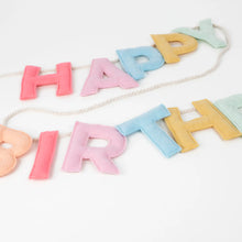 Load image into Gallery viewer, Felt Happy Birthday Garland