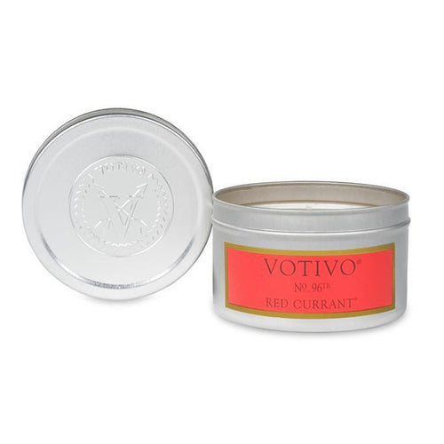 Red currant 4oz tin candle