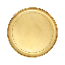 Load image into Gallery viewer, Florentine Wooden Gold Tray