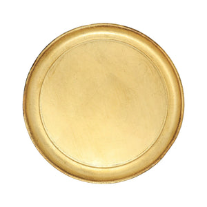 Florentine Wooden Gold Tray