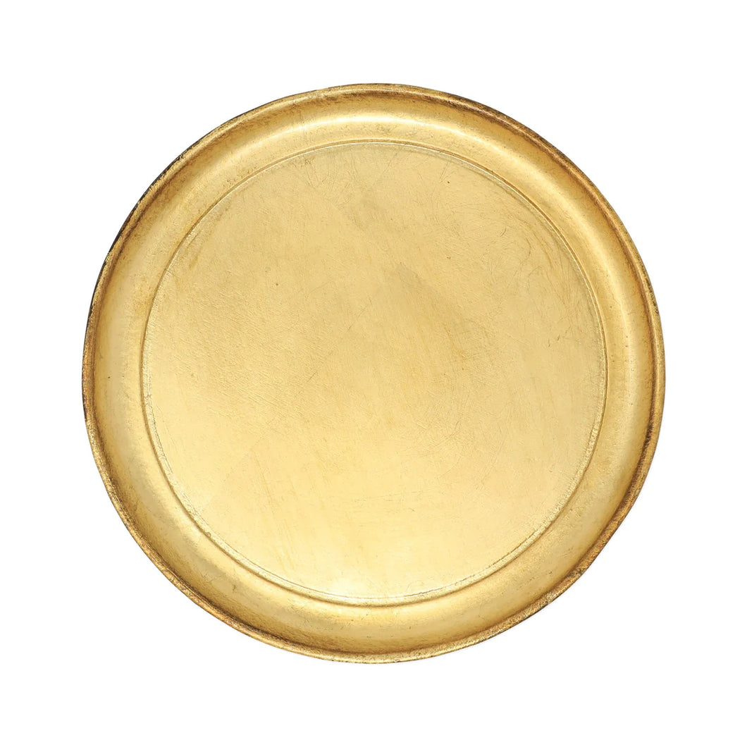 Florentine Wooden Gold Tray