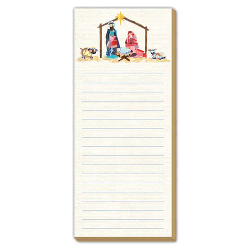 Nativity skinny notepad