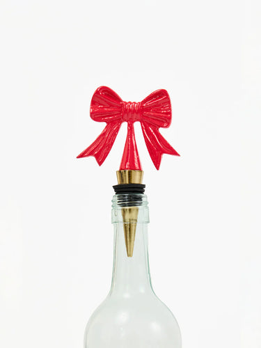 Wine Stopper Red Bow