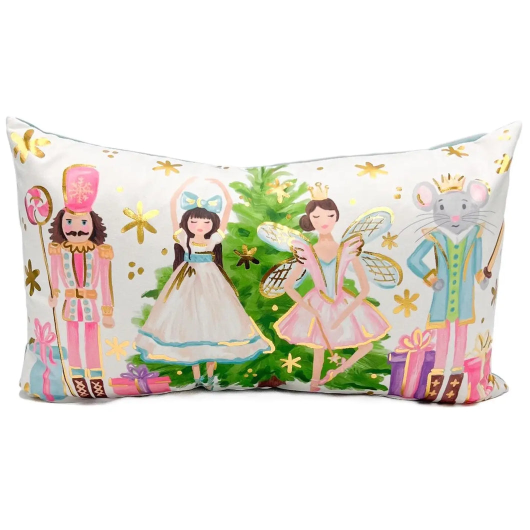 Nutcracker Ballet Pillow 15 x 24