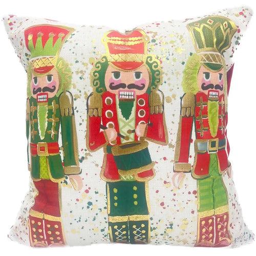 Classic Golden Nutcrackers Pillow 20