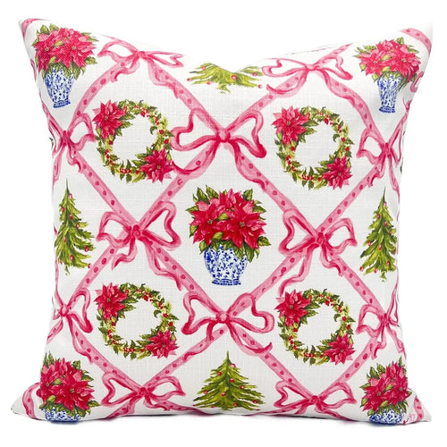 Antique Christmas Garden Pillow 20