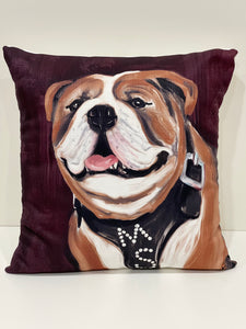 20" x 20” MSU Bully Pillow