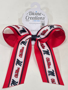 Logo Overlay Streamer Bow Ole Miss