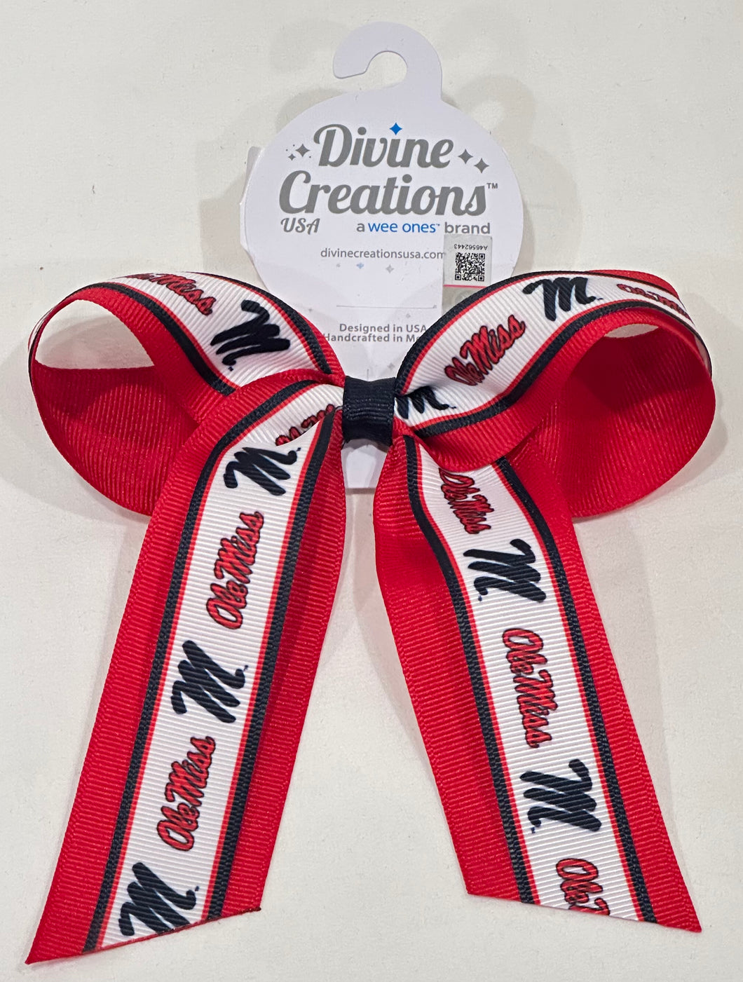 Logo Overlay Streamer Bow Ole Miss