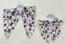 Load image into Gallery viewer, College Star Print Bow MSU