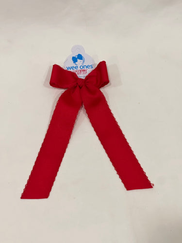 Medium Moonstitch Bow with Tails