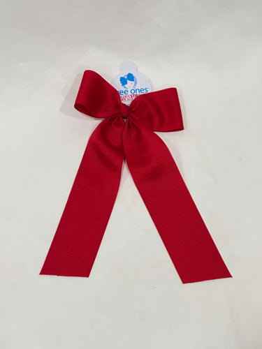 King Grosgrain Bow with Tails