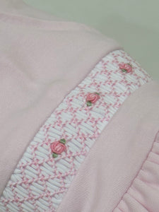 Bonnet w/hand smocking