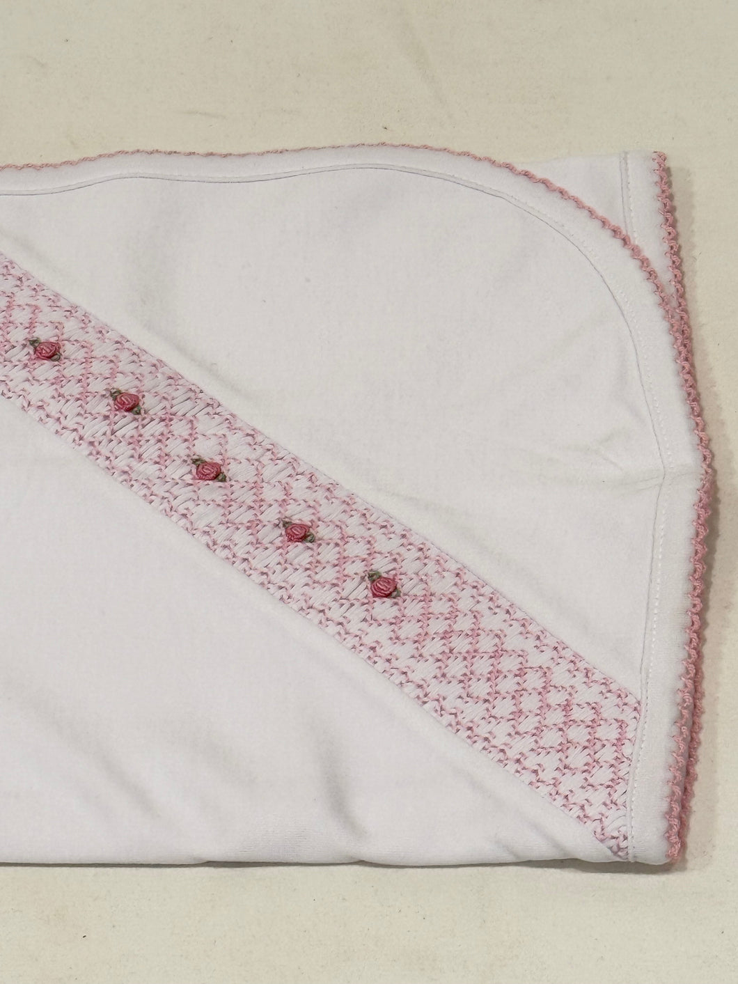 Blanket w/hand Smocking