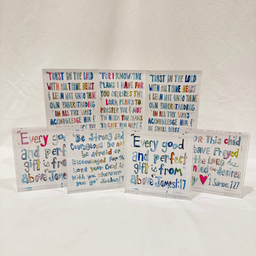 Chelsea McShane Scripture Blocks