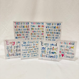 Chelsea McShane Scripture Blocks
