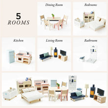Load image into Gallery viewer, Complete Doll Furniture Set