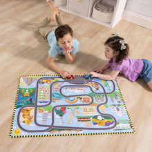 Load image into Gallery viewer, Race Around the World Tracks Floor Puzzle