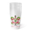 Poinsettia Nutcracker Frost Flex Cups