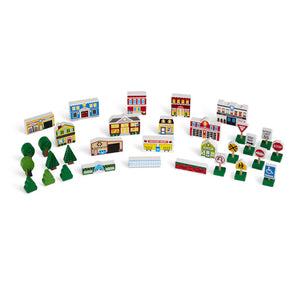 Wooden Town Set
