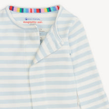 Load image into Gallery viewer, Blue Stripe Footie