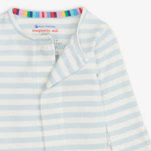 Blue Stripe Footie