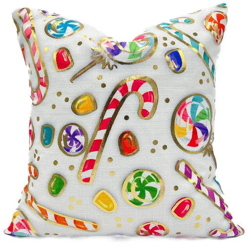 Candy Chaos Pillow 20x20