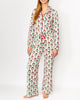 Clara Wreath Button Up Pajama Set