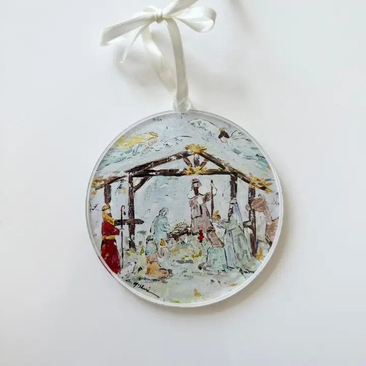 Nativity Acrylic Ornament