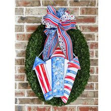 Load image into Gallery viewer, Beck’s Patriotic Rocket PVC Door Hanger