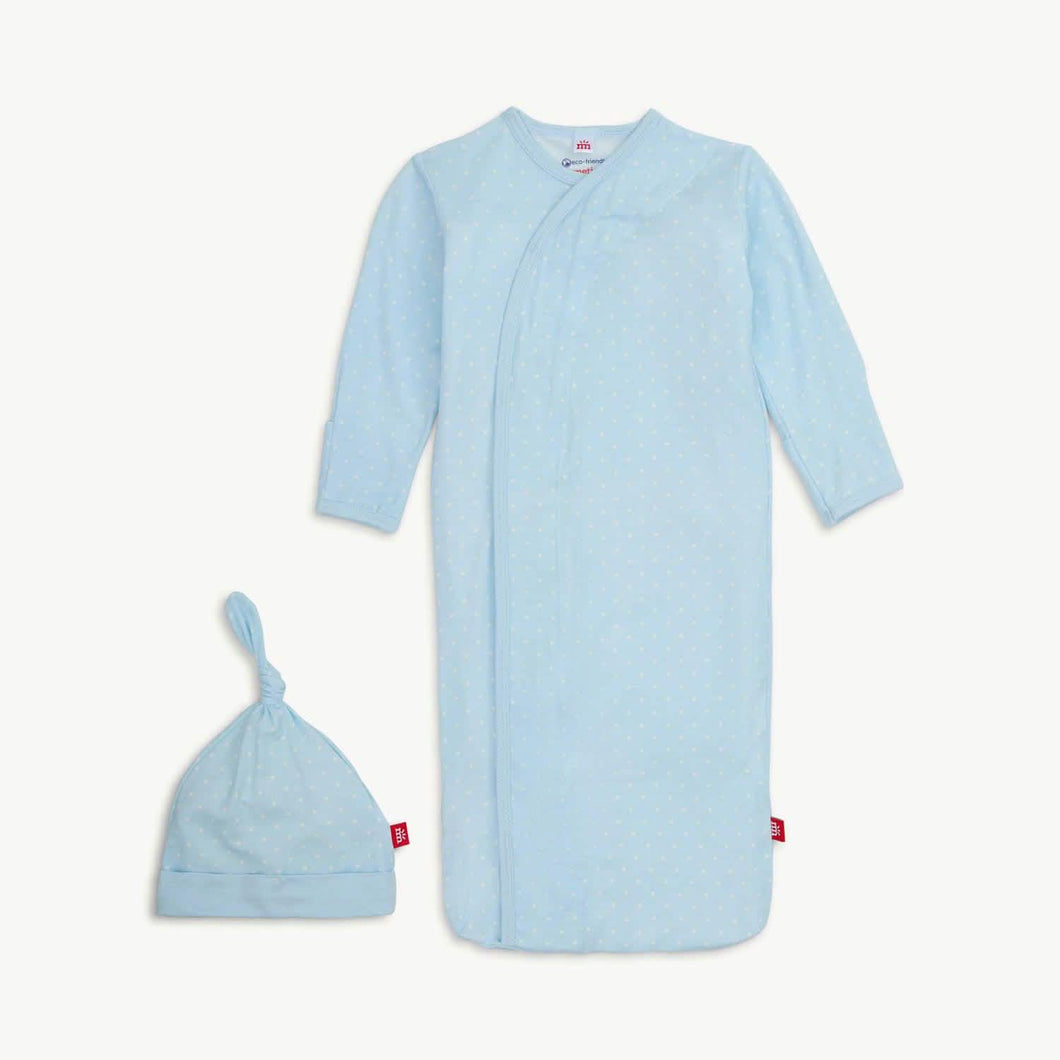 Pin Dot Blue Modal Magnetic Gown