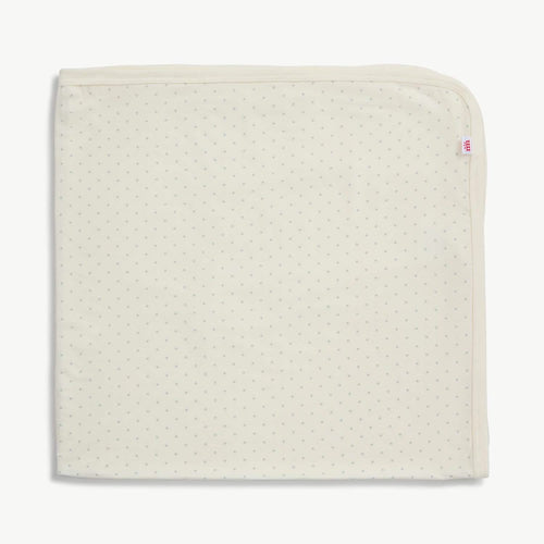 Pin Dot Cream Baby Blanket