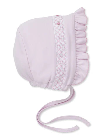 Bonnet w/hand smocking