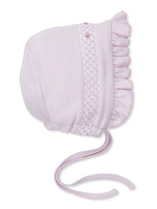 Bonnet w/hand smocking