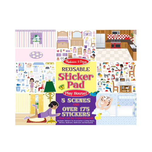 Reusable Sticker Pad- Play House