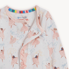 Load image into Gallery viewer, Pretty Plies Modal Footie with Ruffle