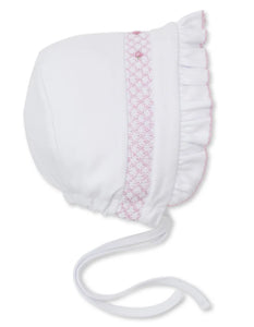 Bonnet w/hand smocking