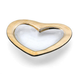 8" Heart Bowl Roman Antique CSH101