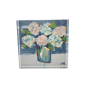 Lauren Dunn Floral Acrylic Blocks