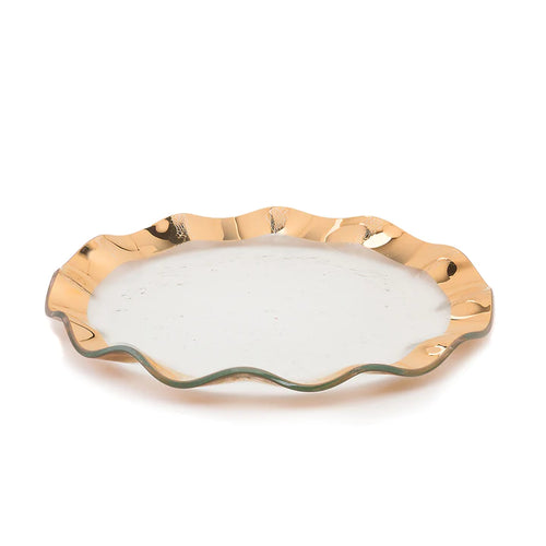 Ruffle Dinner Plate G136