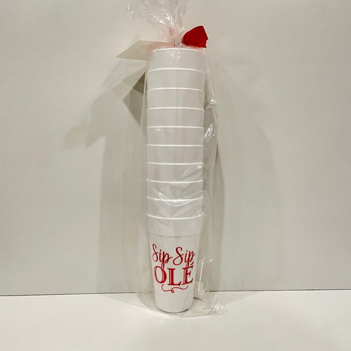 Ole Miss RB Styrofoam Cups