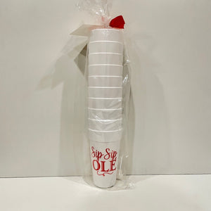 Ole Miss RB Styrofoam Cups